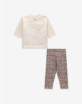 Minene Baby Girls’ Long-Sleeve Top Pants Set
