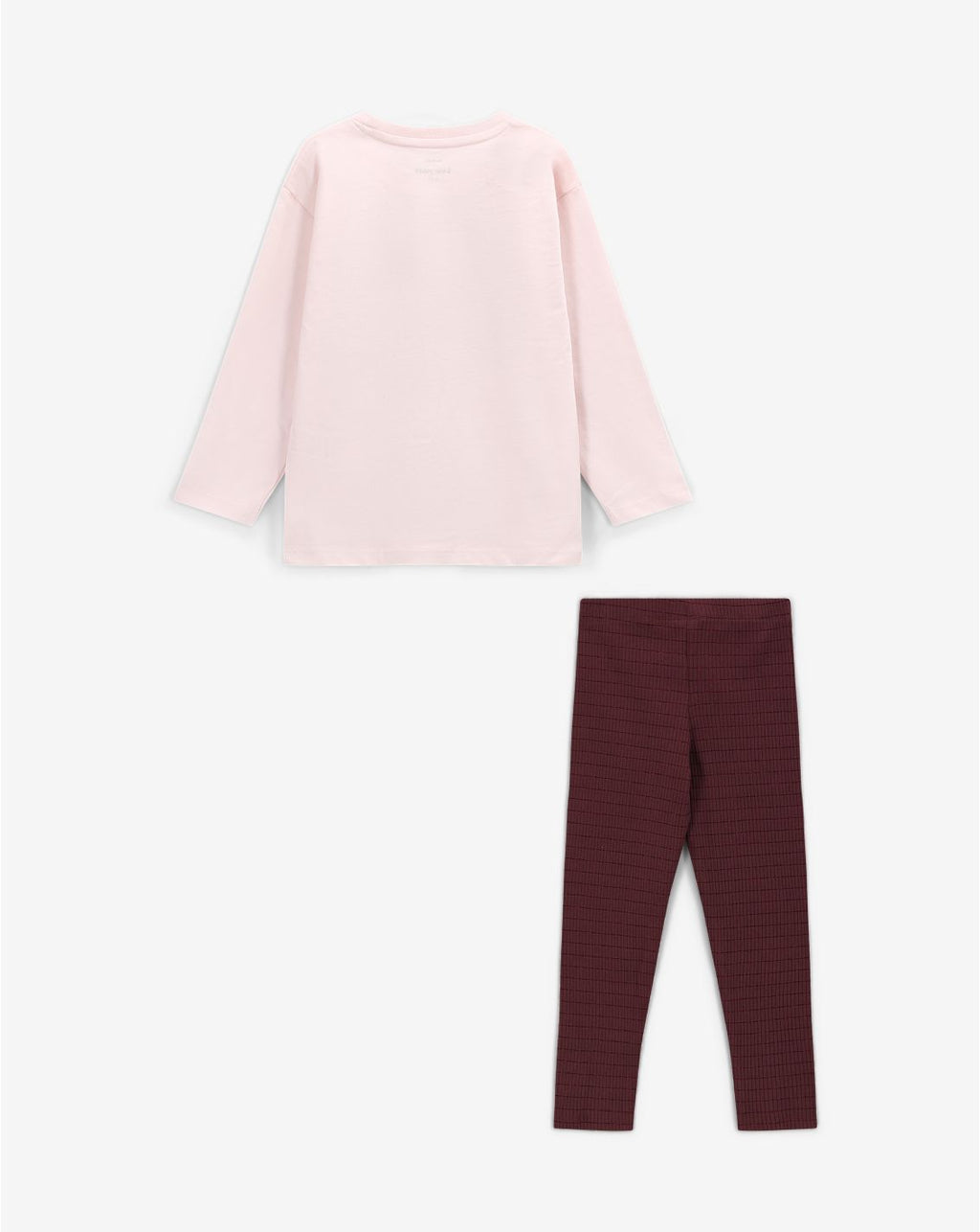 Minene Girls’ Long-Sleeve Top &amp; Ribbed Leggings Set